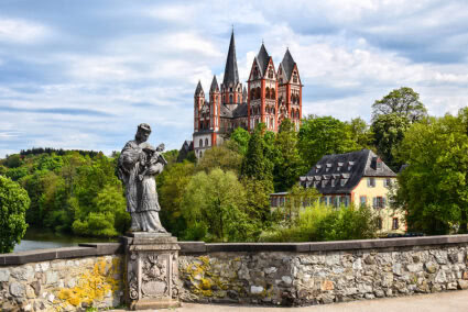 Blick auf den Limburger Dom in Limburg