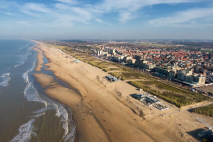 Noordwijk Strand von oben