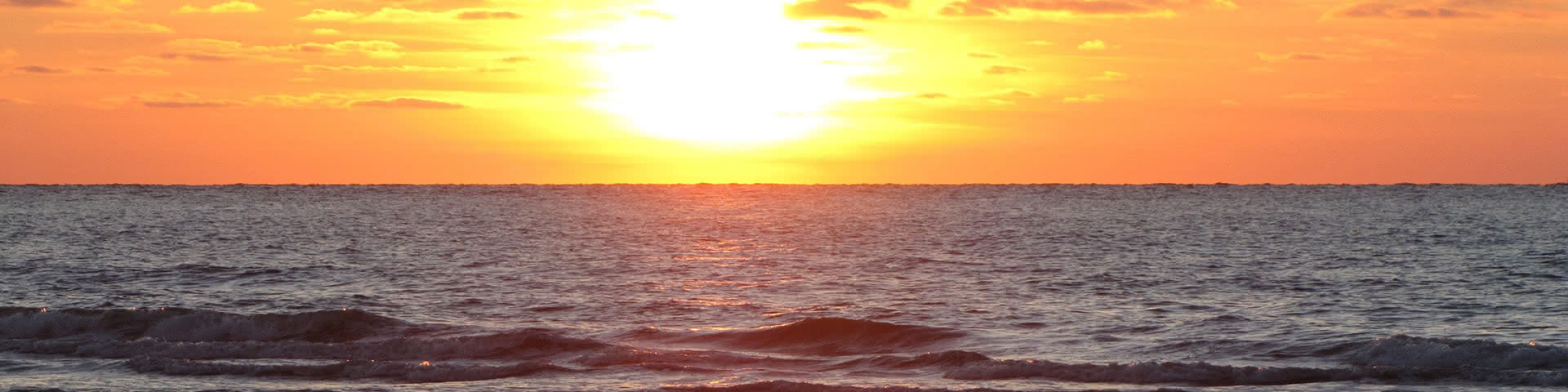 Sonnenuntergang am Meer auf Norderney