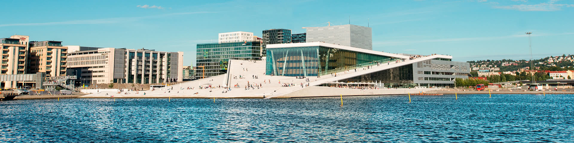 Blick auf die Oper in Oslo