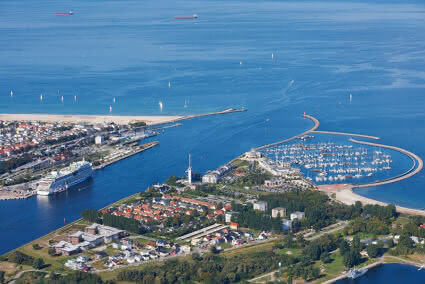 Luftaufnahme Rostock Warnemünde