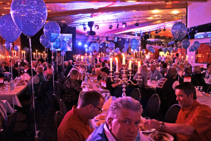 Gala-Essen beim Abschlussfest in Willingen